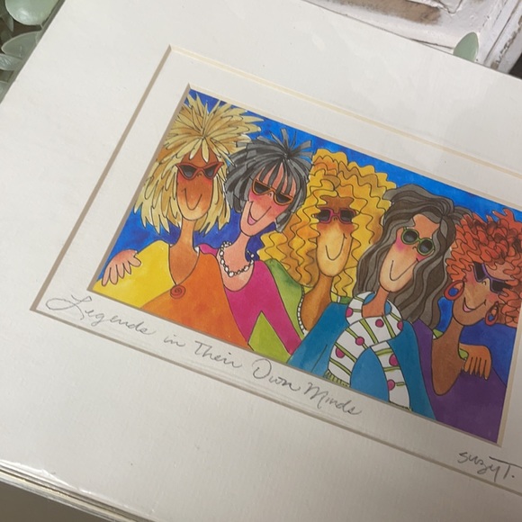 Suzy Toronto Matted Art Print “The Gathering of The Goddesses” 2003 - Picture 8 of 8